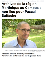 Archives de la région Martinique au Campus : non-lieu pour Pascal Saffache